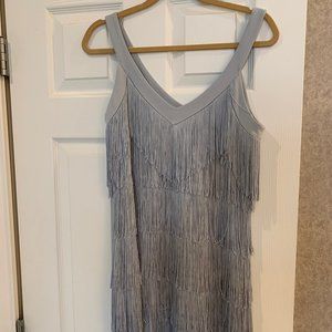 AMAZING WHBM Flapper Style Tassel Dress